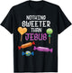 Nothing Sweeter Than Jesus Christian Sayings Halloween Day T-Shirt - T-Shirt | Black