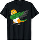 Dabbing Parrot I Funny White-bellied Caique T-Shirt - T-Shirt | Black
