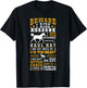 Horse Lover Equestrian Riding Beware I Ride Horses T-Shirt - T-Shirt | Black