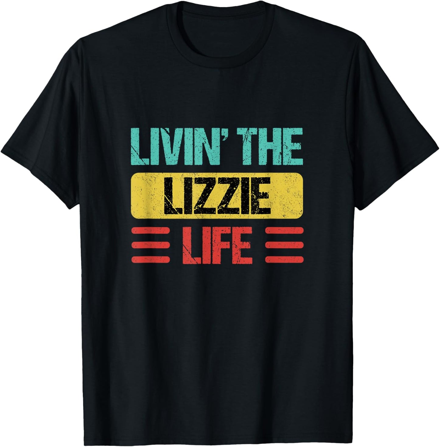Lizzie Name T-Shirt - T-Shirt | Black