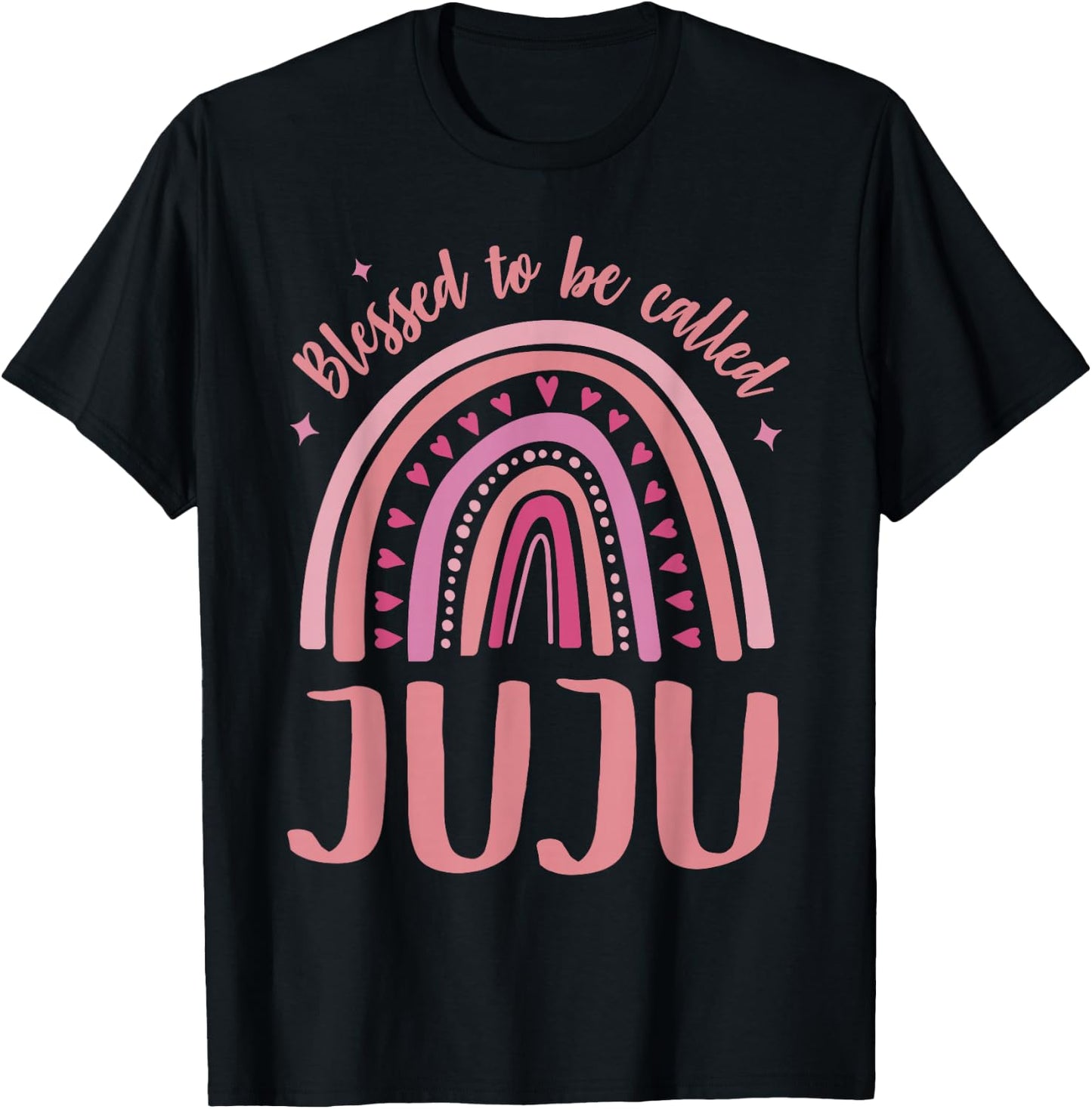 Juju for Grandma Women Mother's Day Blessed Juju T-Shirt - T-Shirt | Black