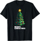 Santa's Christmas Tree Gamer Ugly Xmas Sweater 8-BIt Gaming T-Shirt - T-Shirt | Black