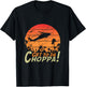 Get To The Chopper funny retro sci-fi movie quote T-Shirt - T-Shirt | Black