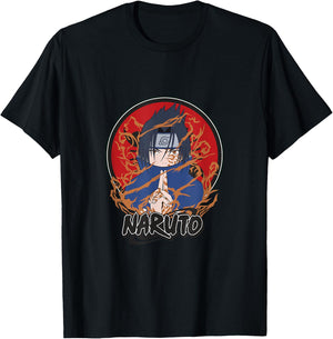Naruto Classic Sasuke Cursed Seal T-Shirt - T-Shirt | Black