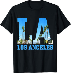 Los Angeles LA Vintage California LA T-Shirt - T-Shirt | Black