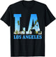 Los Angeles LA Vintage California LA T-Shirt - T-Shirt | Black