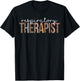Leopard Respiratory Therapist healthcare workers T-Shirt - T-Shirt | Black