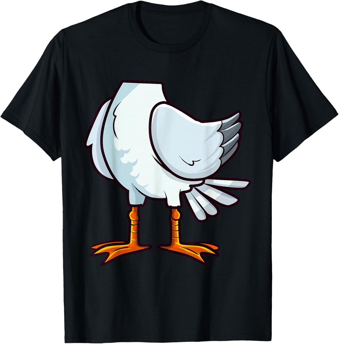 Seagull Funny Halloween Costume Party Cosplay Seabirds Kids T-Shirt - T-Shirt | Black