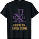 Chi Rho Christogram Catholic T-Shirt - T-Shirt | Black