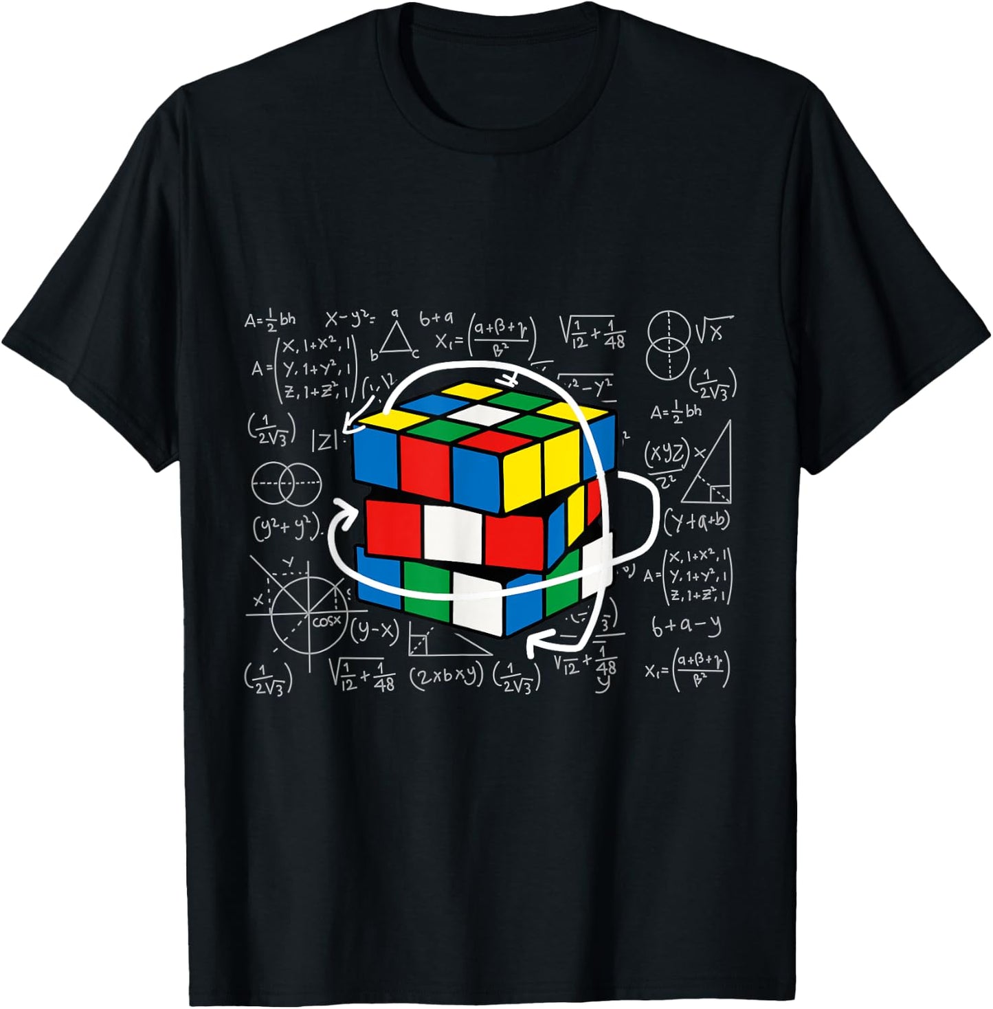 Competitive Puzzle Cube Math Lovers Speed Cubing T-Shirt - T-Shirt | Black