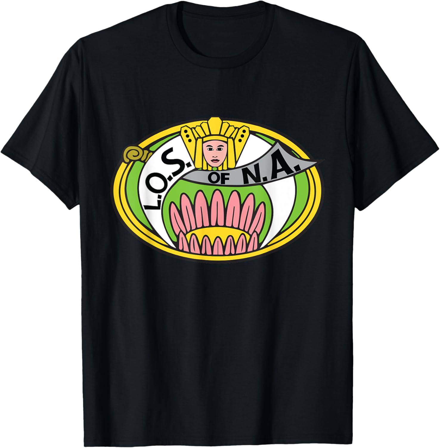 Ladies Oriental Shriner of North America Noble Shrine Fez T-Shirt - T-Shirt | Black