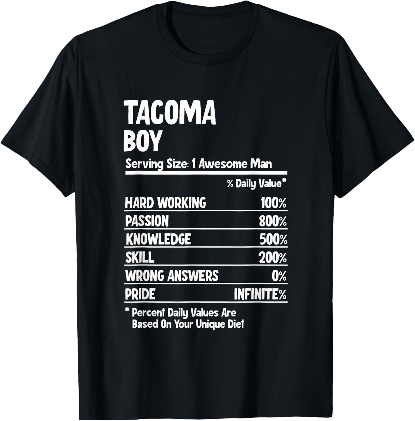 Boy from Tacoma T-Shirt - T-Shirt | Black