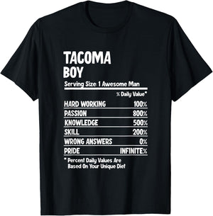 Boy from Tacoma T-Shirt - T-Shirt | Black