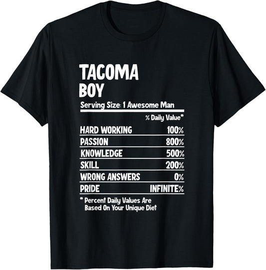 Boy from Tacoma T-Shirt - T-Shirt | Black