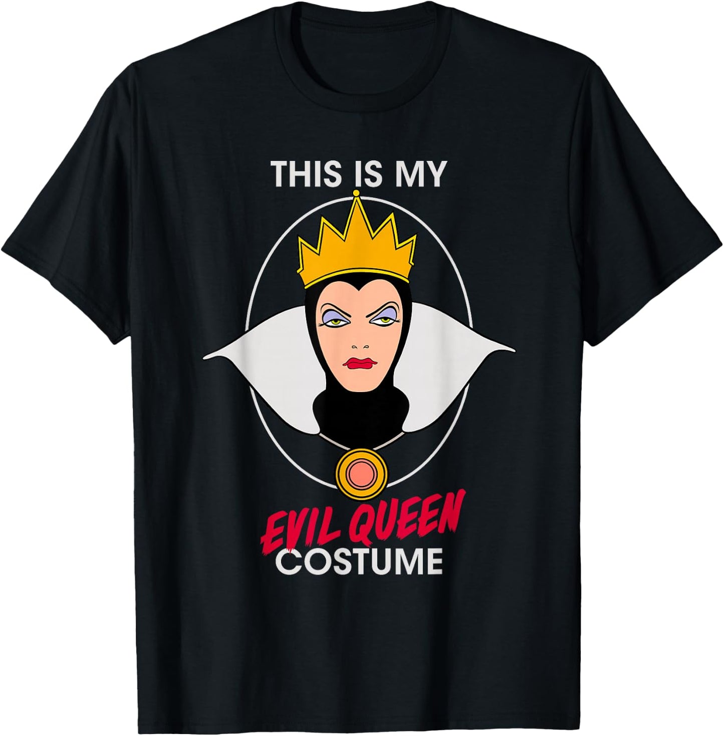 Disney Villains This is My Evil Queen Halloween Costume T-Shirt - T-Shirt | Black