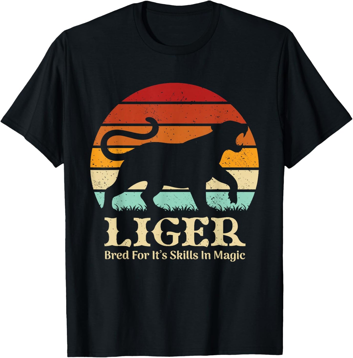 Liger Bred For Ist Skills In Magic T-Shirt - T-Shirt | Black