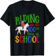 Girls 100 Days Of School Horse 100th Day Of School T-Shirt - T-Shirt | Black