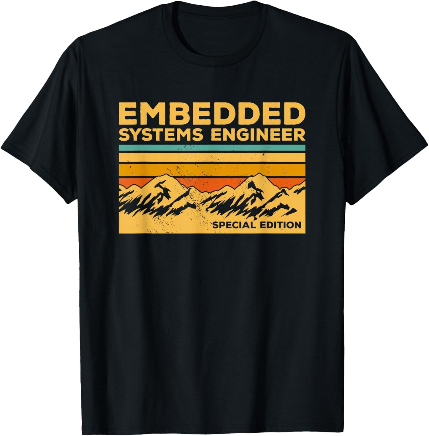 Vintage Embedded Systems Engineer T-Shirt - T-Shirt | Black