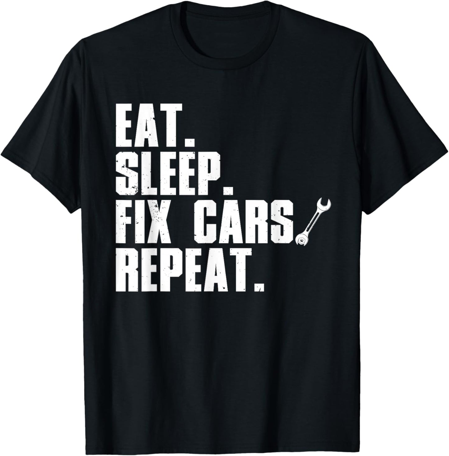 Funny Mechanic Dad Auto Garage Automobile Car Lover T-Shirt - T-Shirt | Black
