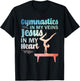 Funny Gymnastics Design Women Gymnast Jesus Lovers T-Shirt - T-Shirt | Black