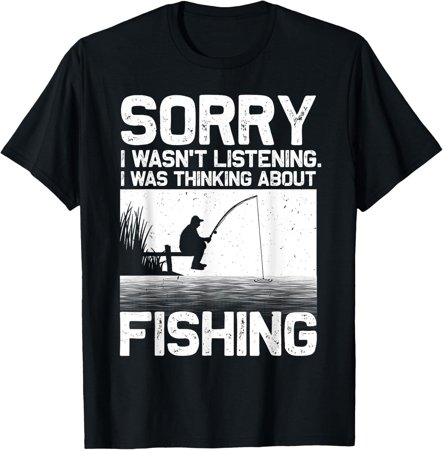 Funny Fishing Art Women Trout Bass Fisherman Fishing T-Shirt - T-Shirt | Black