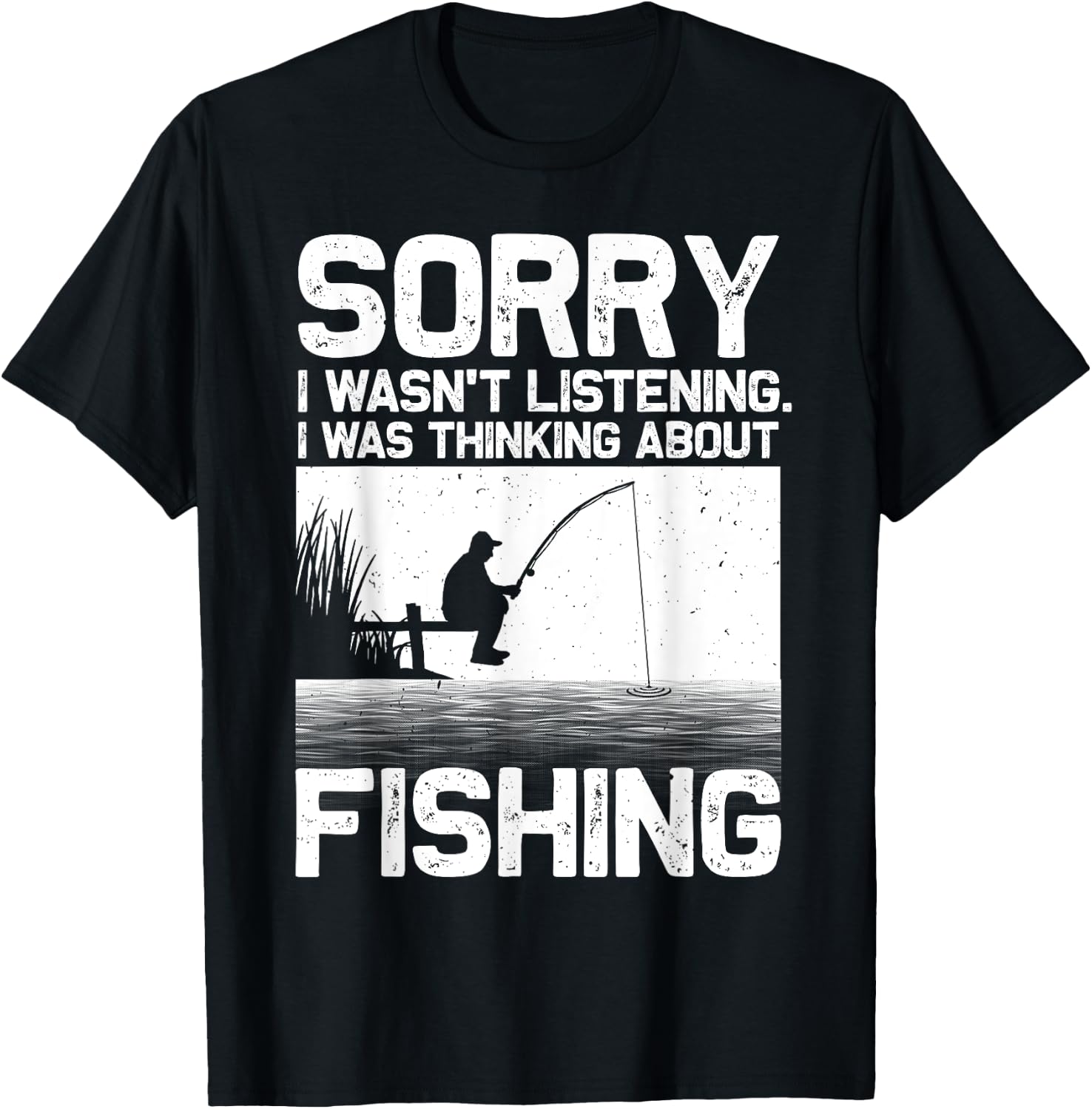 Funny Fishing Art Women Trout Bass Fisherman Fishing T-Shirt - T-Shirt | Black