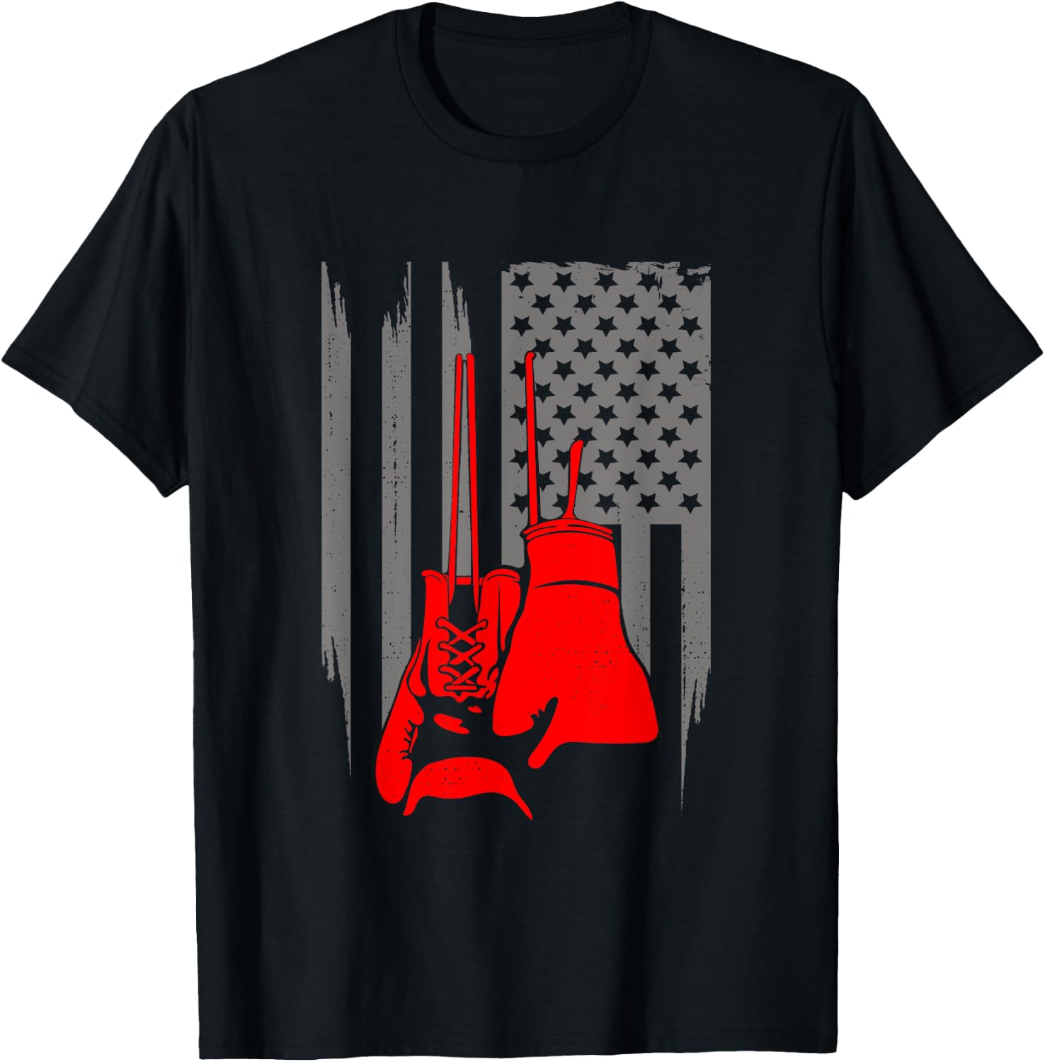 American Flag Boxing Apparel - Boxer Boxing Kids Men T-Shirt - T-Shirt | Black