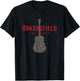 Bakersfield California Guitar Design T-Shirt - T-Shirt | Black
