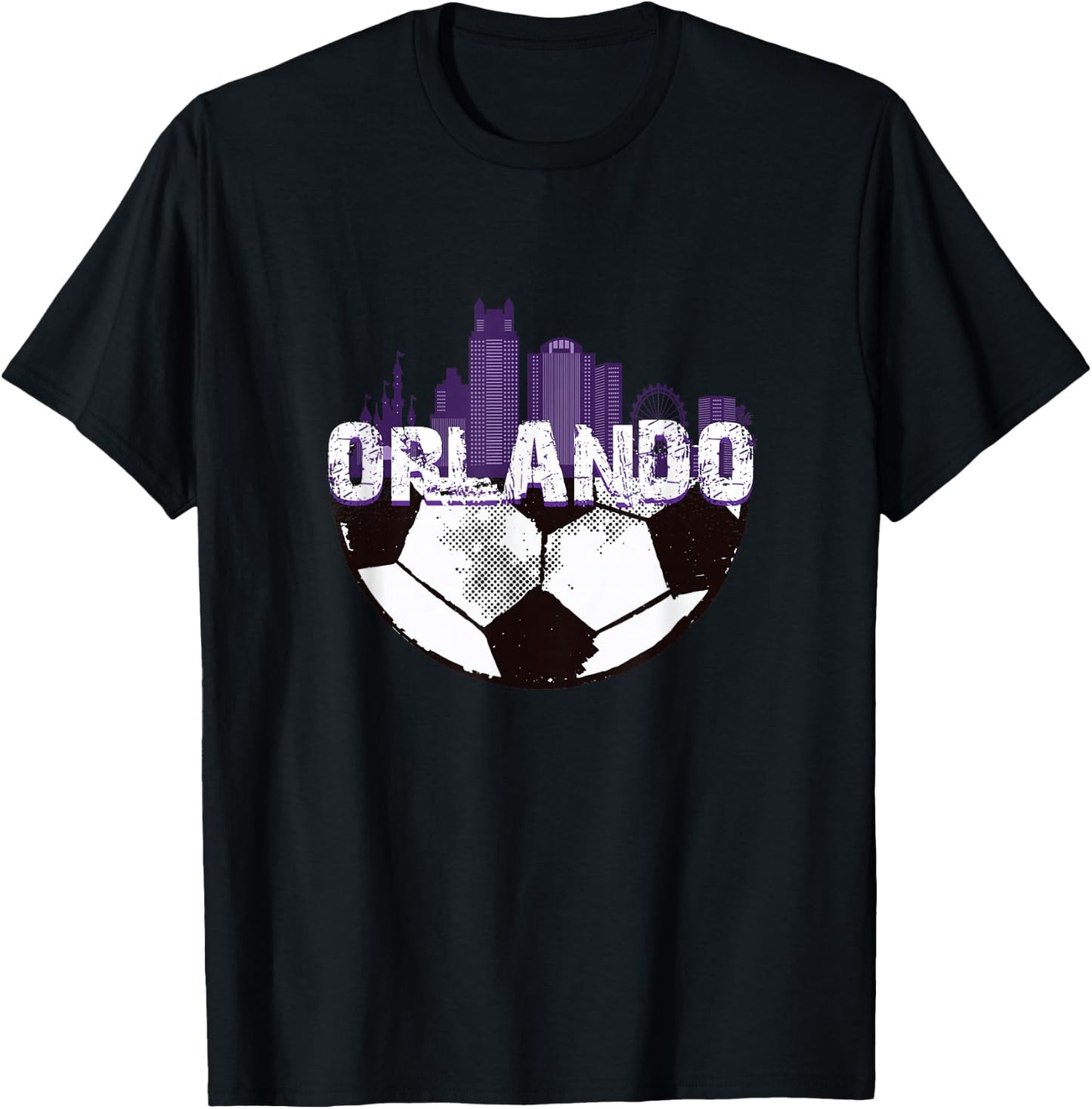 Orlando fan fc t shirt T-Shirt - T-Shirt | Black