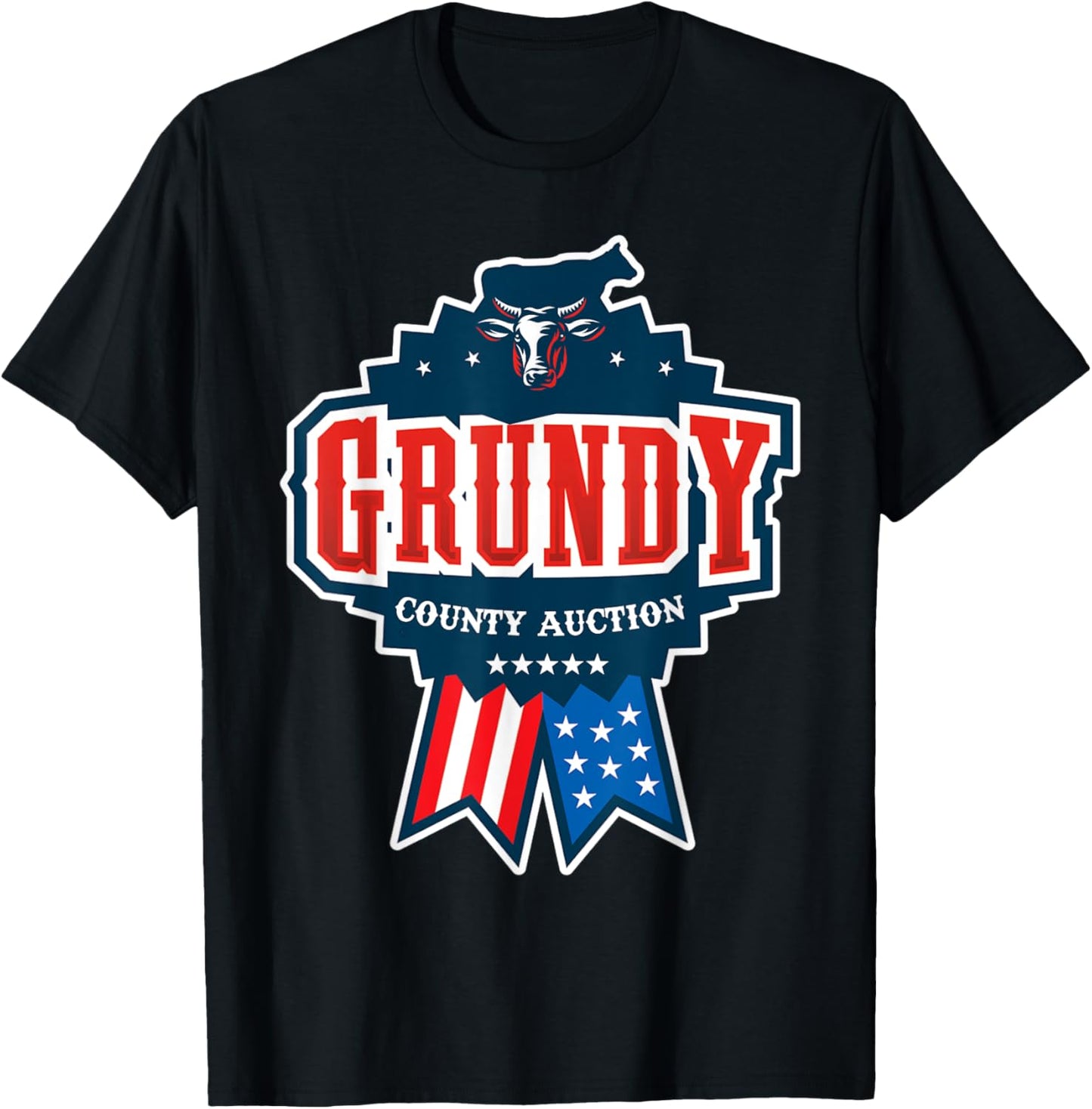 Grundy County Auction T-Shirt - T-Shirt | Black