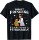 Cool Veterinarian Art Girls Kids Vet Tech Student T-Shirt - T-Shirt | Black