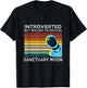 Introverted But Willing to Discuss Sanctuary Moon T-Shirt - T-Shirt | Black
