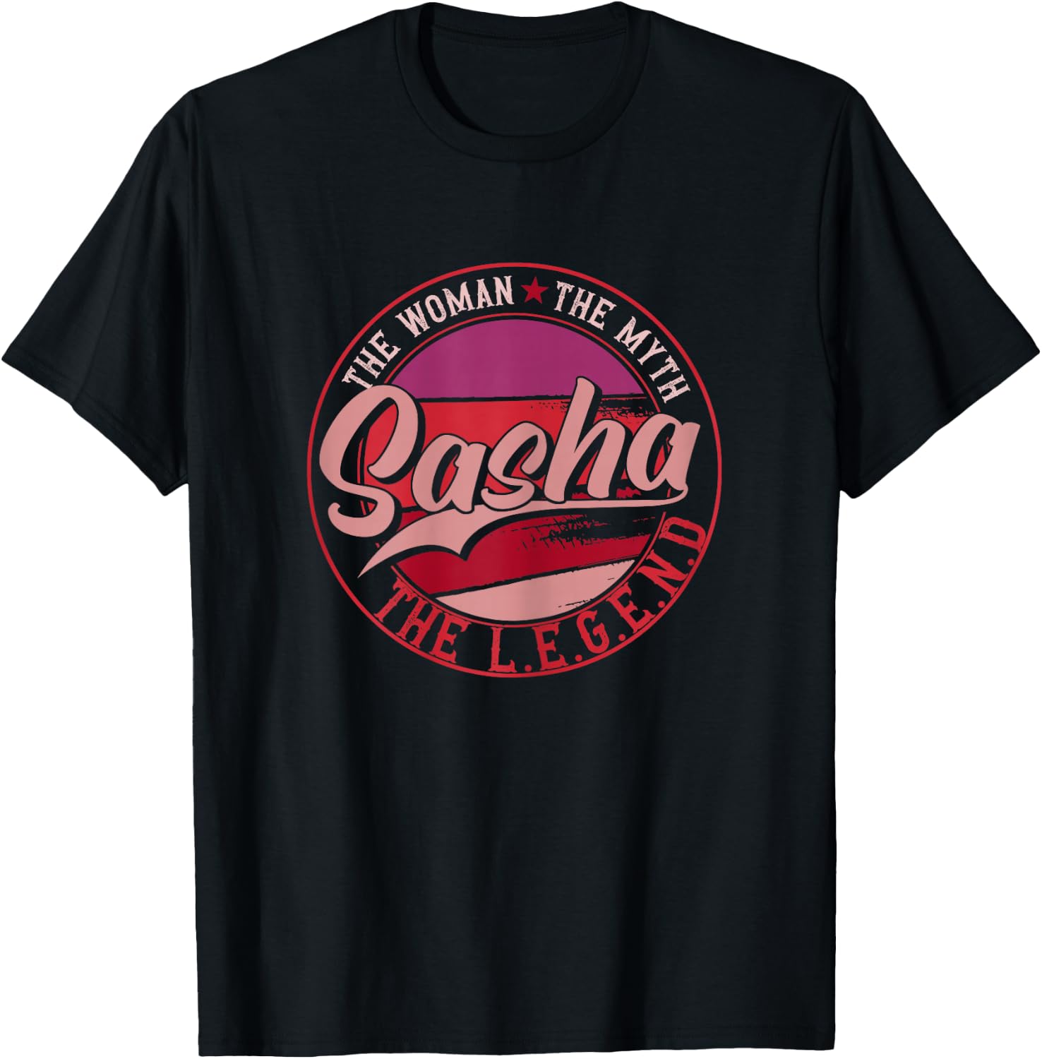 Sasha the Lady of Myth the Legend T-Shirt - T-Shirt | Black