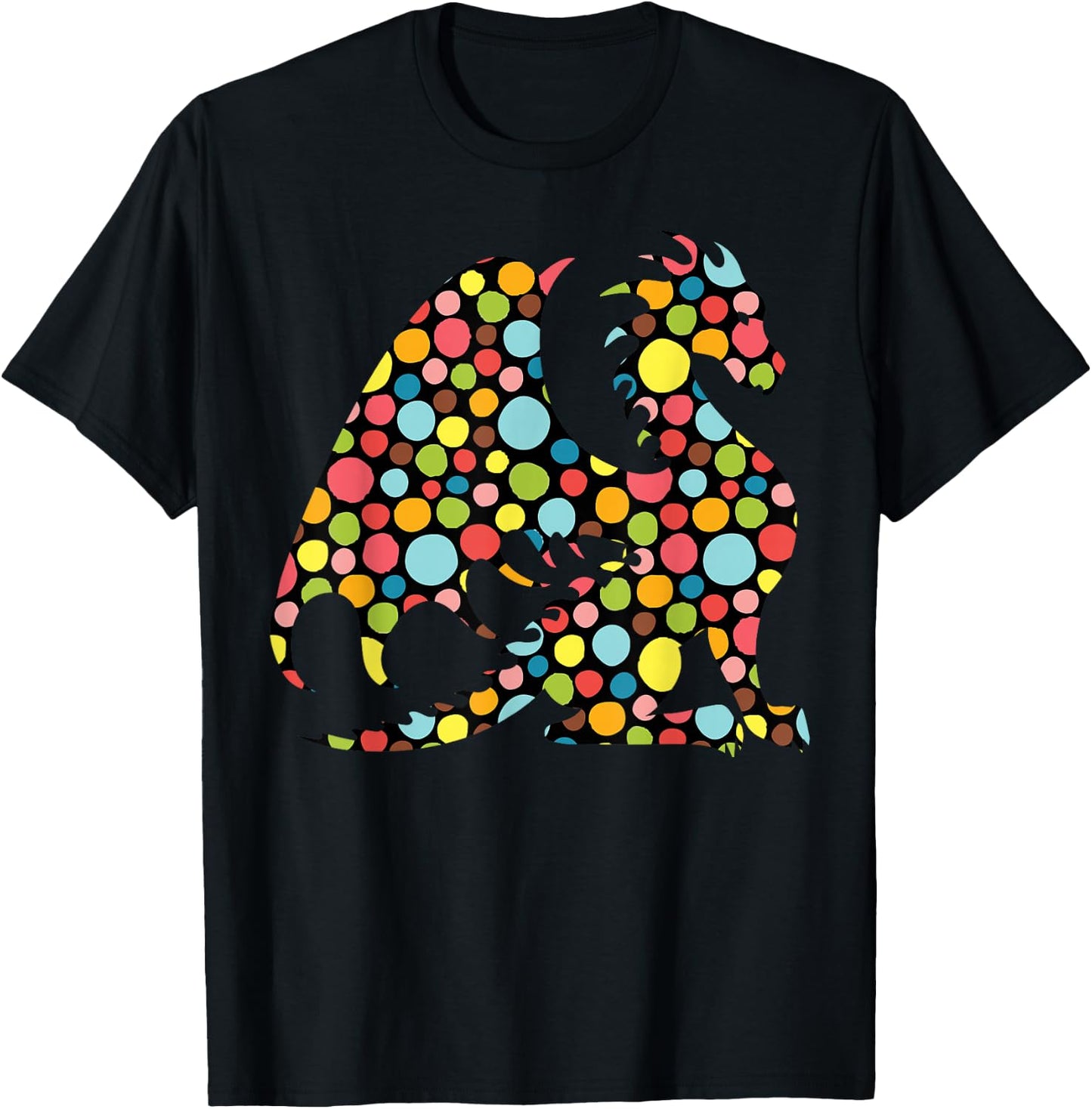 International Dot Day Dragon Dots Women Girls Kid Youth Teen T-Shirt - T-Shirt | Black