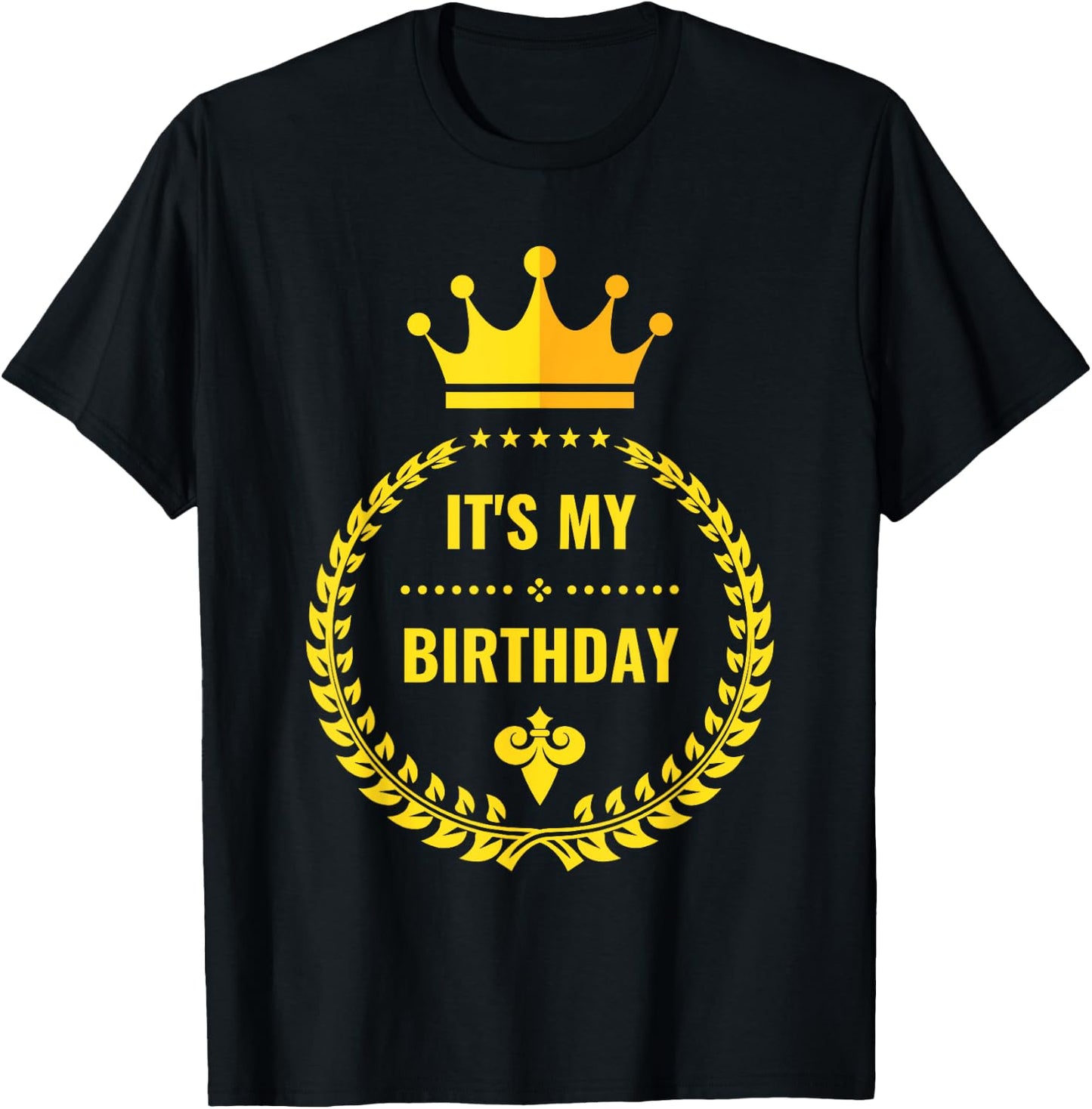 It's My Birthday Girls Boys Kids Party Outfit T-Shirt - T-Shirt | Black