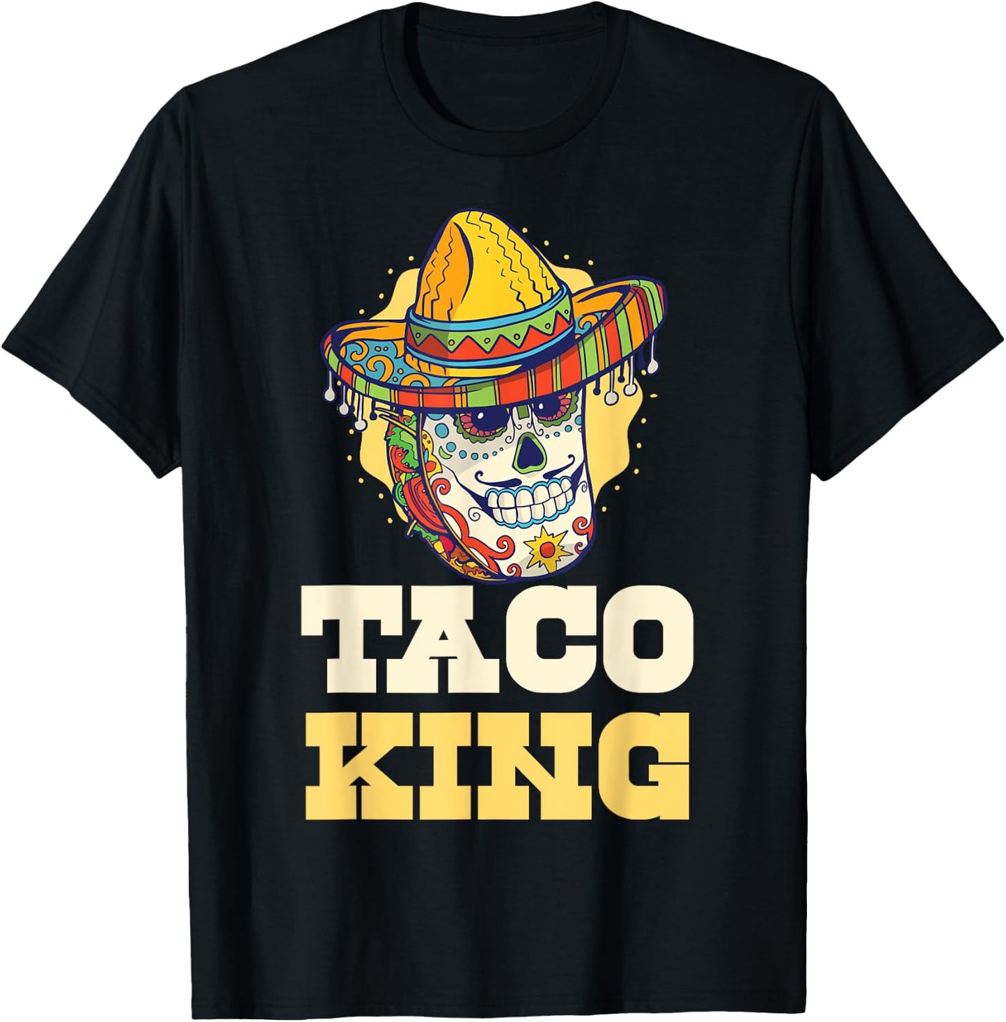 Taco King T-Shirt - T-Shirt | Black