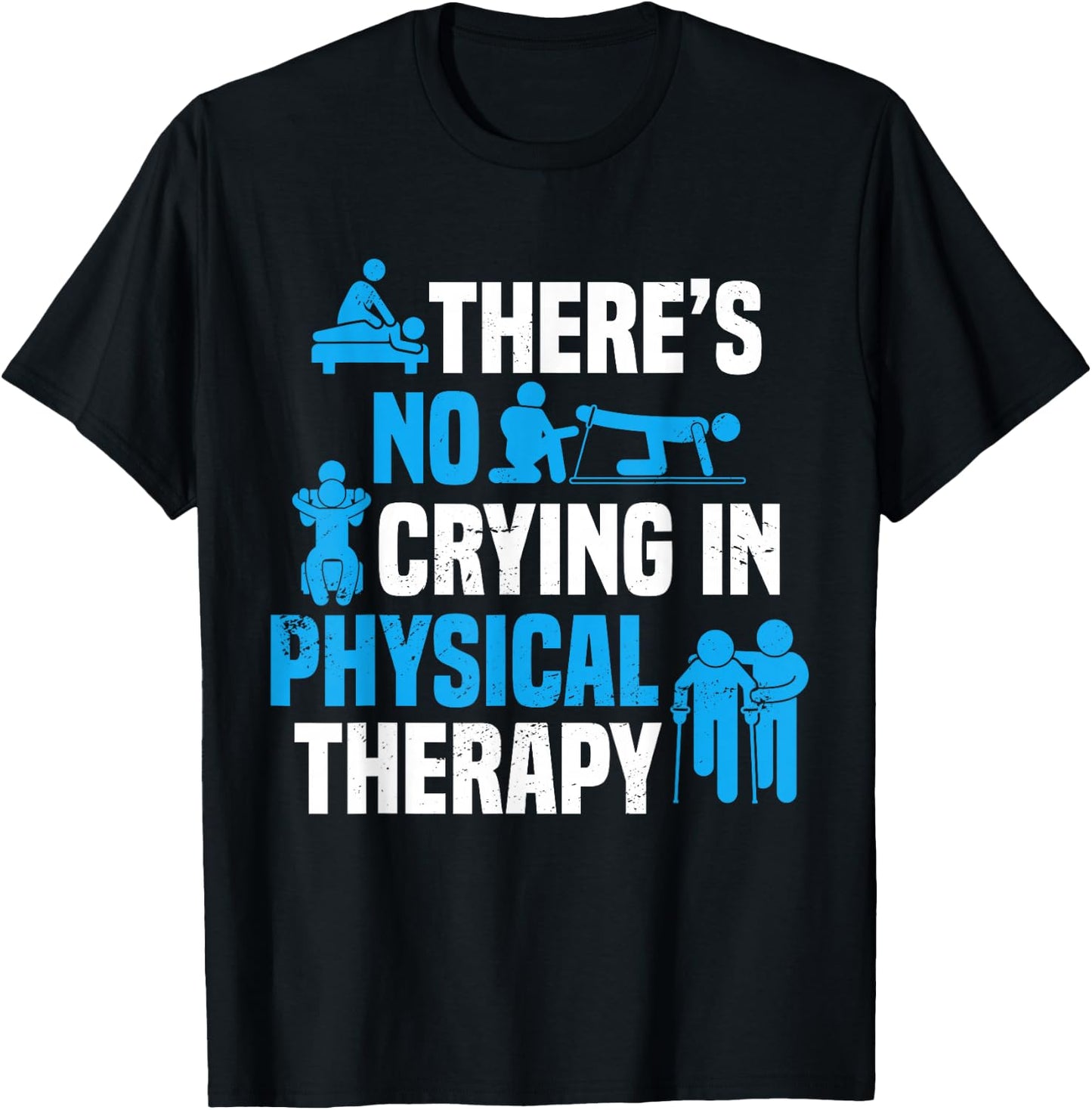 Funny Physiotherapy PT Physical Therapy Physical Therapist T-Shirt - T-Shirt | Black