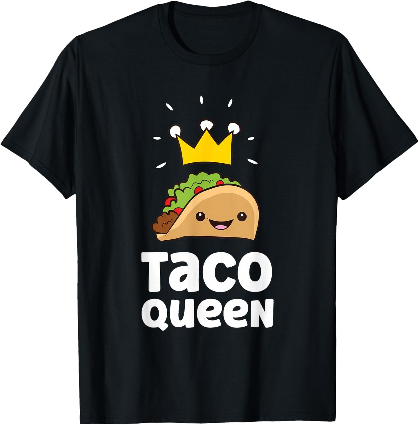 Taco Queen Love Tacos T-Shirt - T-Shirt | Black