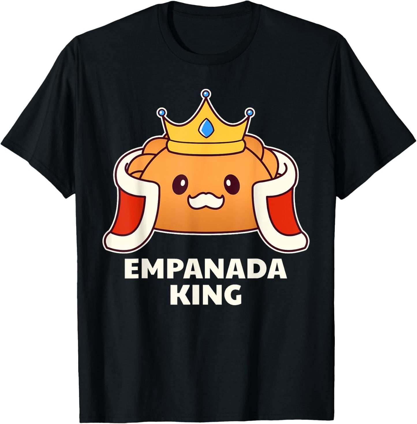 Empanada King - Funny Street Food T-Shirt - T-Shirt | Black