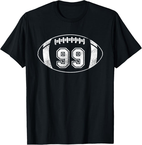 Football Player #99 Football Mom Dad Jersey 99 Varsity Team
