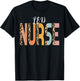 Labor and Delivery Nurse Cheetah Print RN Cute L&D Nurse T-Shirt - T-Shirt | Black