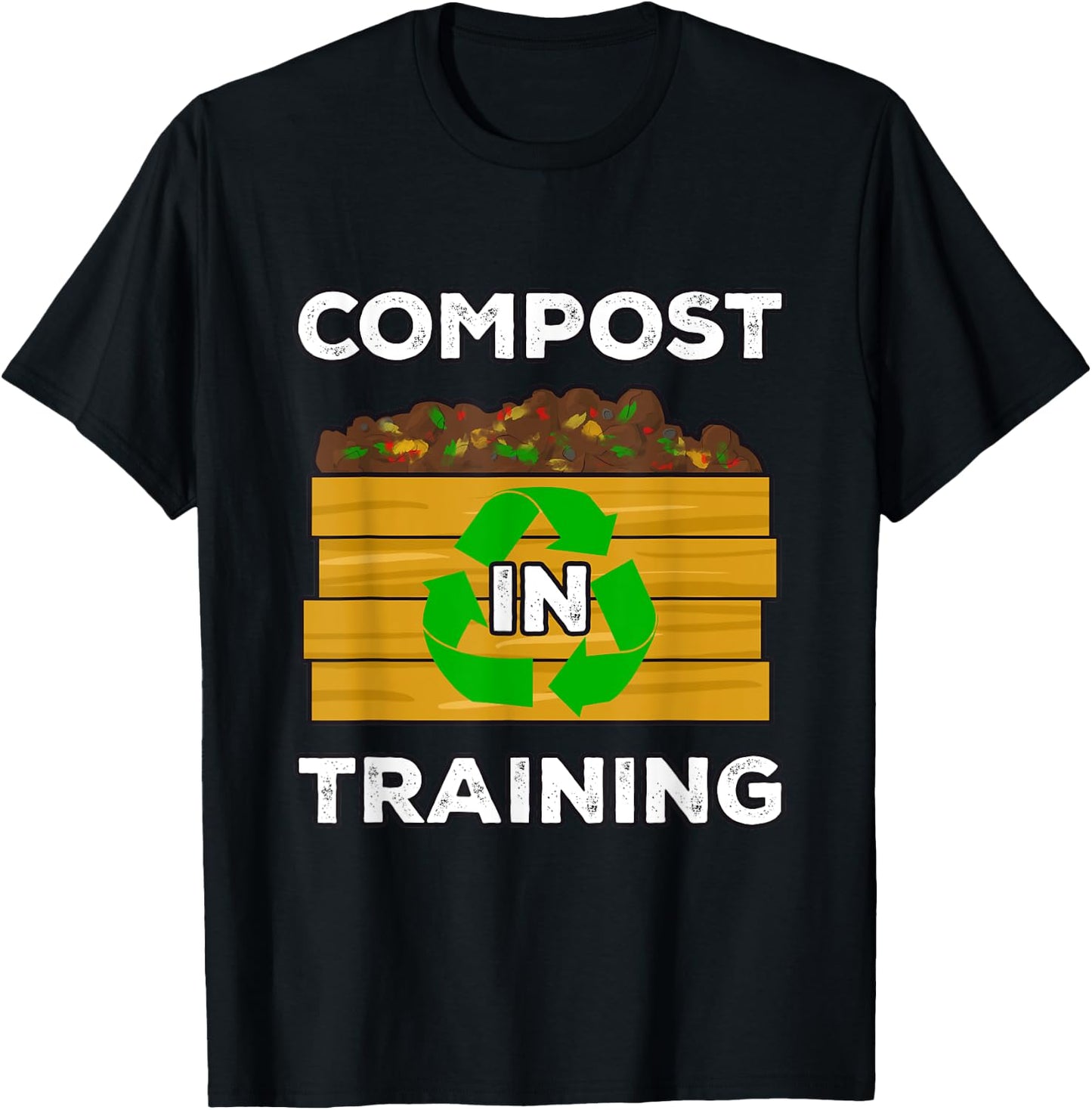 Compost In Training T-Shirt - T-Shirt | Black