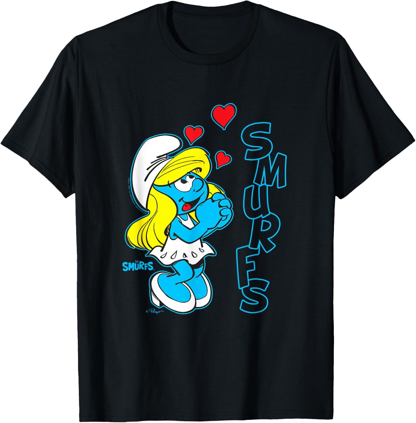 The Smurfs Smurfette T-Shirt - T-Shirt | Black