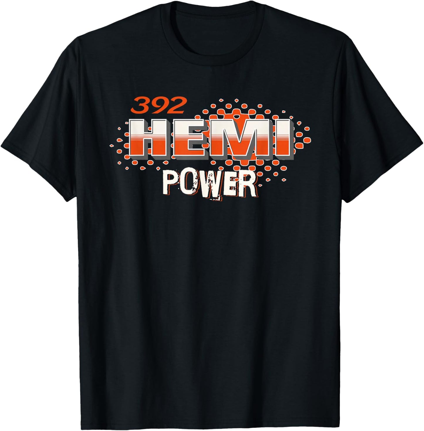 392 Hemi Power Muscle Car Design T-Shirt - T-Shirt | Black