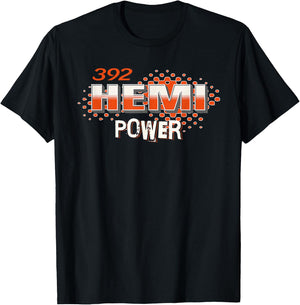 392 Hemi Power Muscle Car Design T-Shirt - T-Shirt | Black