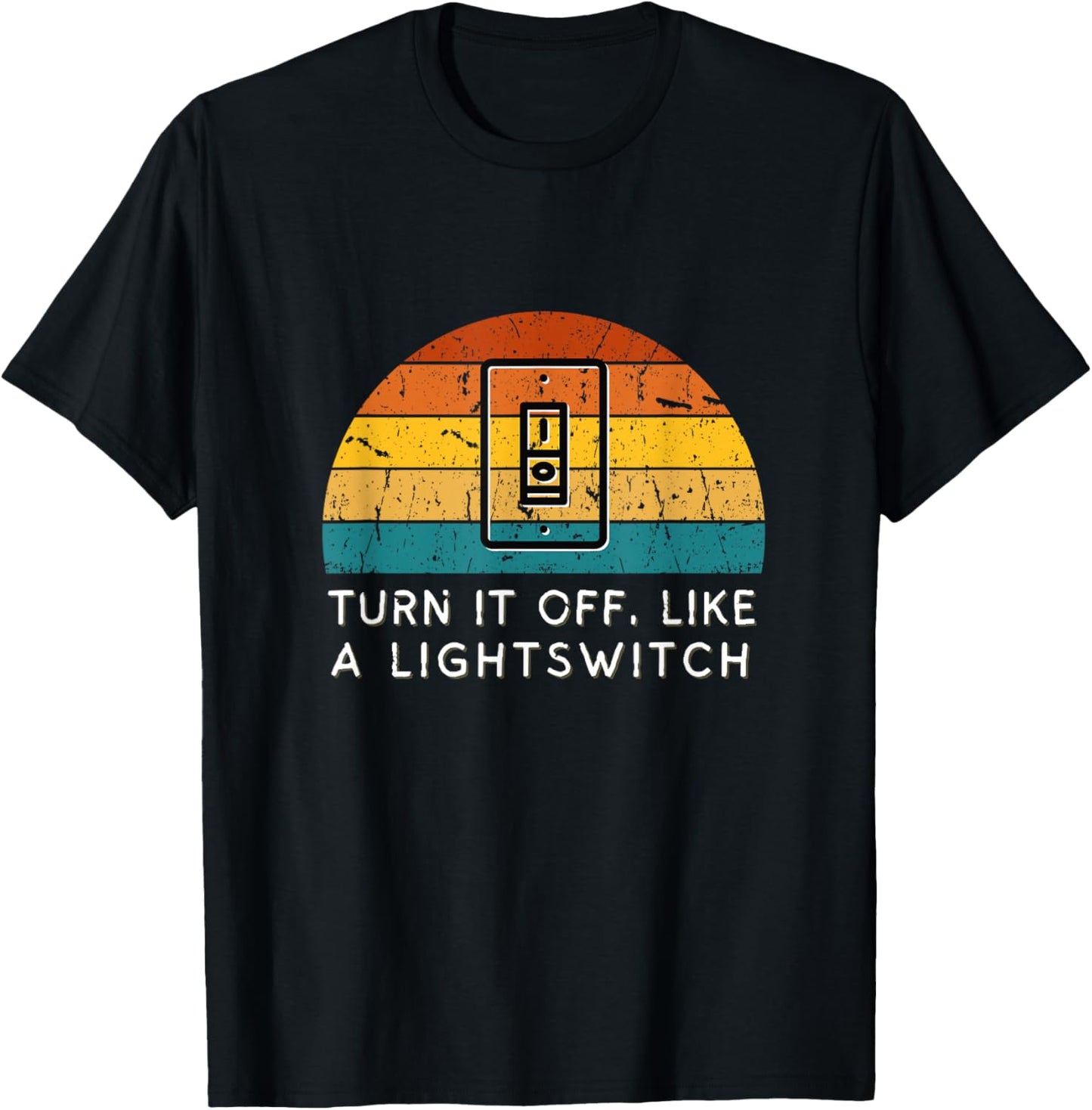 Book of Mormon Musical Turn It Off Like A Lightswitch Sunset T-Shirt - T-Shirt | Black