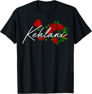 Kehlani Floral Rose Kehlani Name Birthday Shirt Gift T-Shirt - T-Shirt | Black