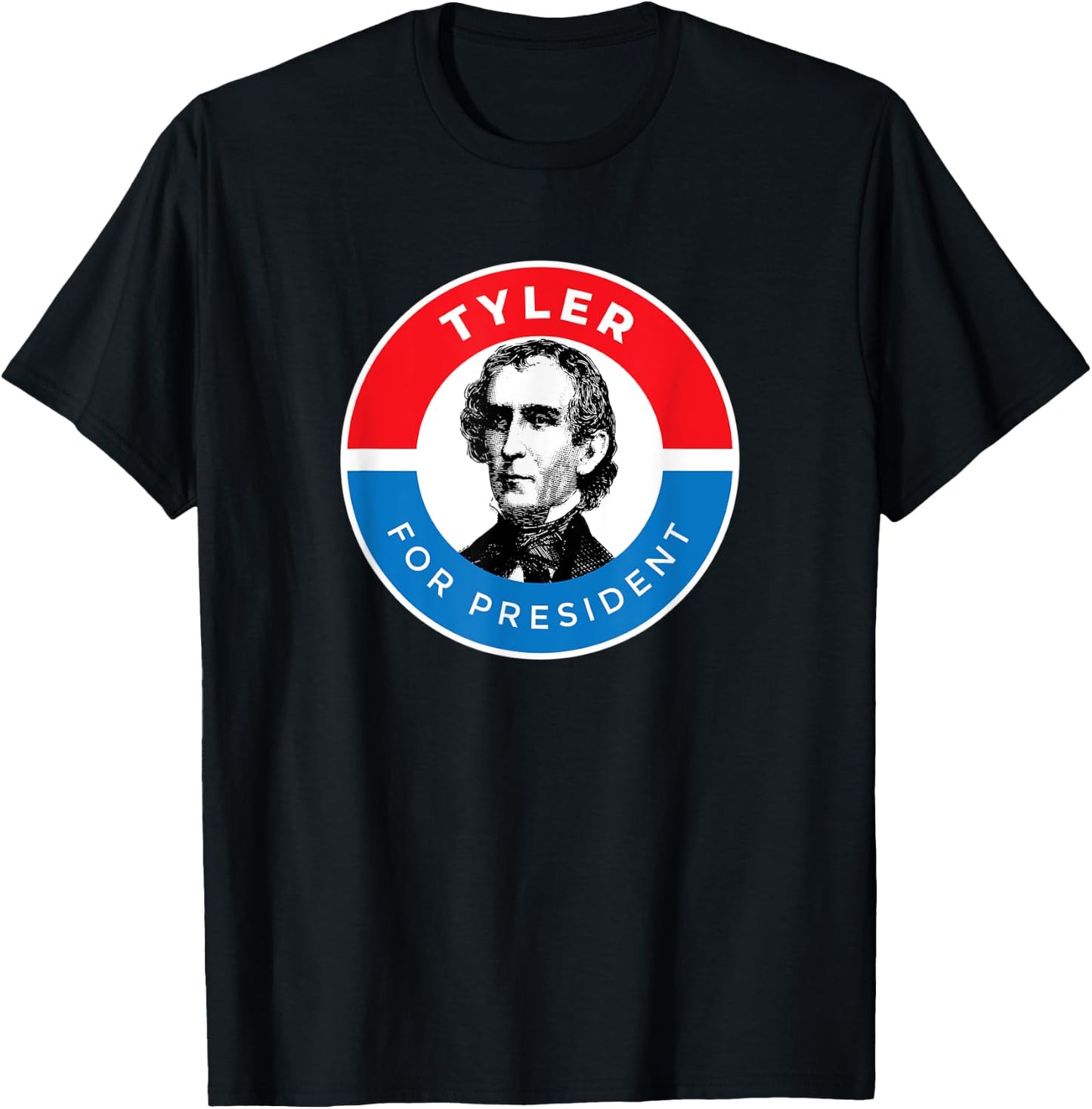 President John Tyler T-Shirt - T-Shirt | Black