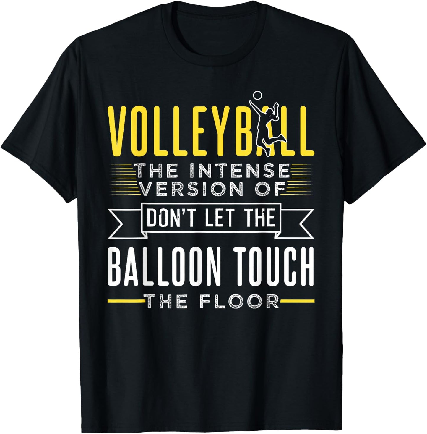 Funny Volleyball Design For Player T-Shirt - T-Shirt | Black