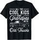 Grandpas With Old Trucks Vintage Pickup Truck Grandfather T-Shirt - T-Shirt | Black